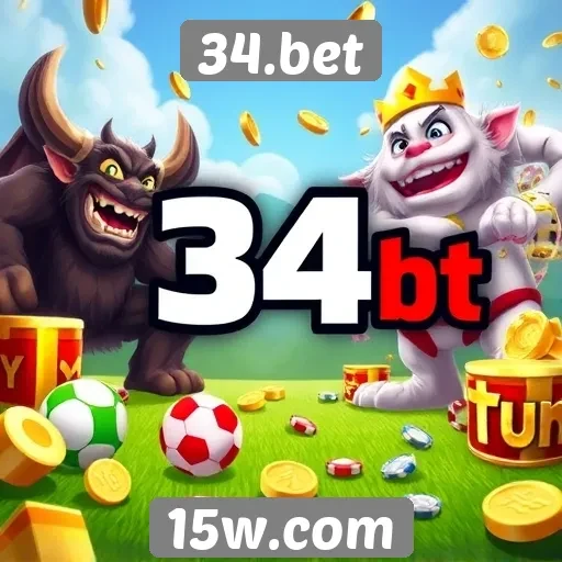 Variedade de jogos disponíveis na 34.bet